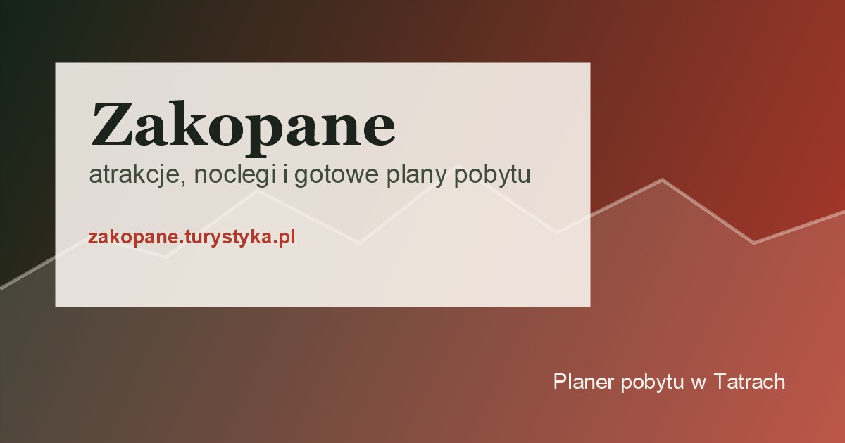 Zakopane kamery na żywo - widok Zakopanego i Tatr